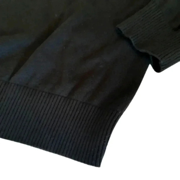 Tommy Hilfiger Men's Argyle Pullover Black Sweater - Picture 5 of 10